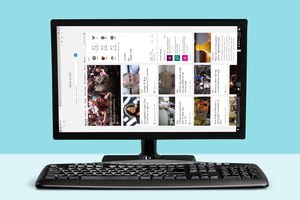 Rotated screen