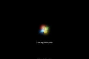 Screenshot of the Windows 7 Splash Screen