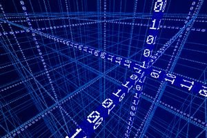 Big data, conceptual illustration.