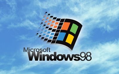Screenshot of the Windows 98 Splash Screen