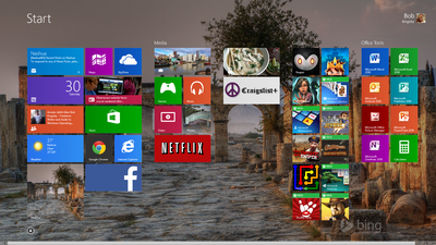 Windows 8's New Start Screen