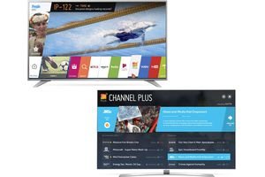 LG Channel Plus - Home and Navigation Screens