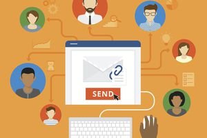 Using the internet to send emails