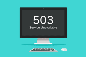 503 error on computer screen