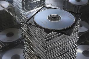 Stack of dvds