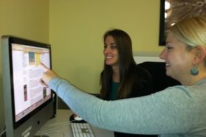 UNH Disability Services train students to use assistive devices
