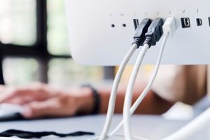 USB ports on back of computer
