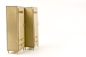Cabinets Against White Background