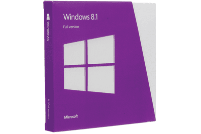 Picture of the Windows 8.1 box