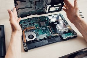 Dissection of laptop