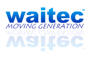 Screenshot of the WAITEC Moving Generation logo