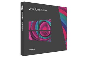 Picture of the Windows 8 Pro box