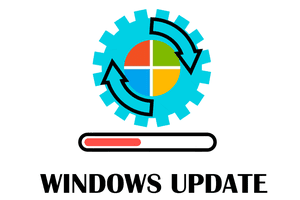 Illustration of Windows Update in progress